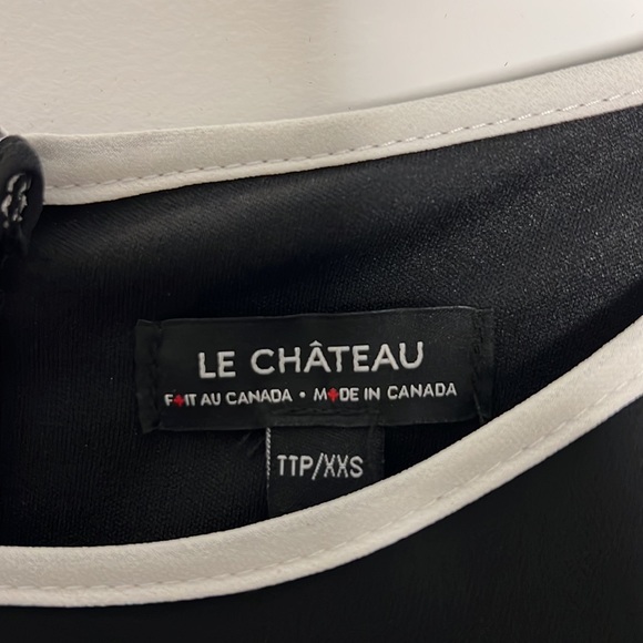 Sheer black dress from Le Château. Excellent condition never worn - Picture 3 of 5